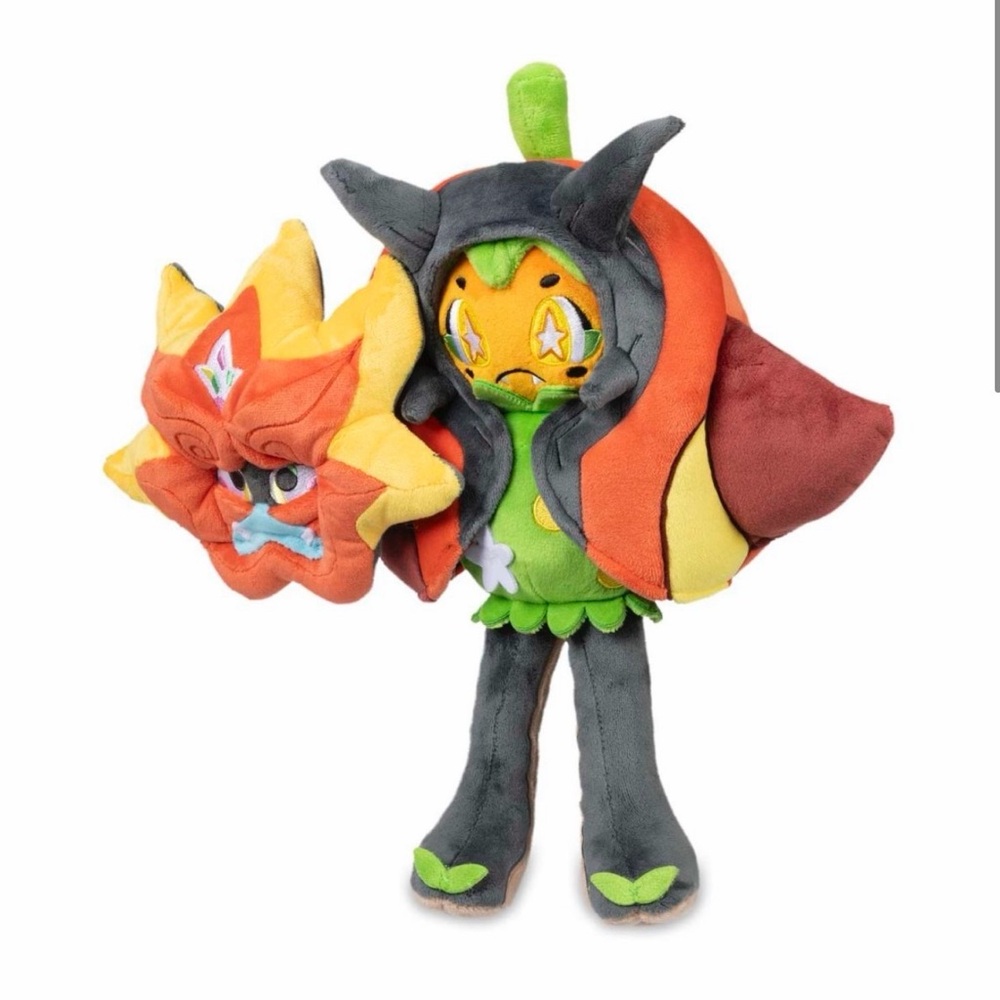 Pokemon Ogerpon Plush Doll Pokemon Center NWT